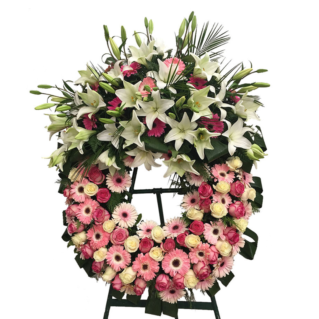 Coroa com cabeção ‘Recordação Eterna’ (1,30mt altura)