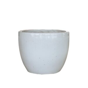 Vaso Campana Orient Glazed - 30*26cm Branco