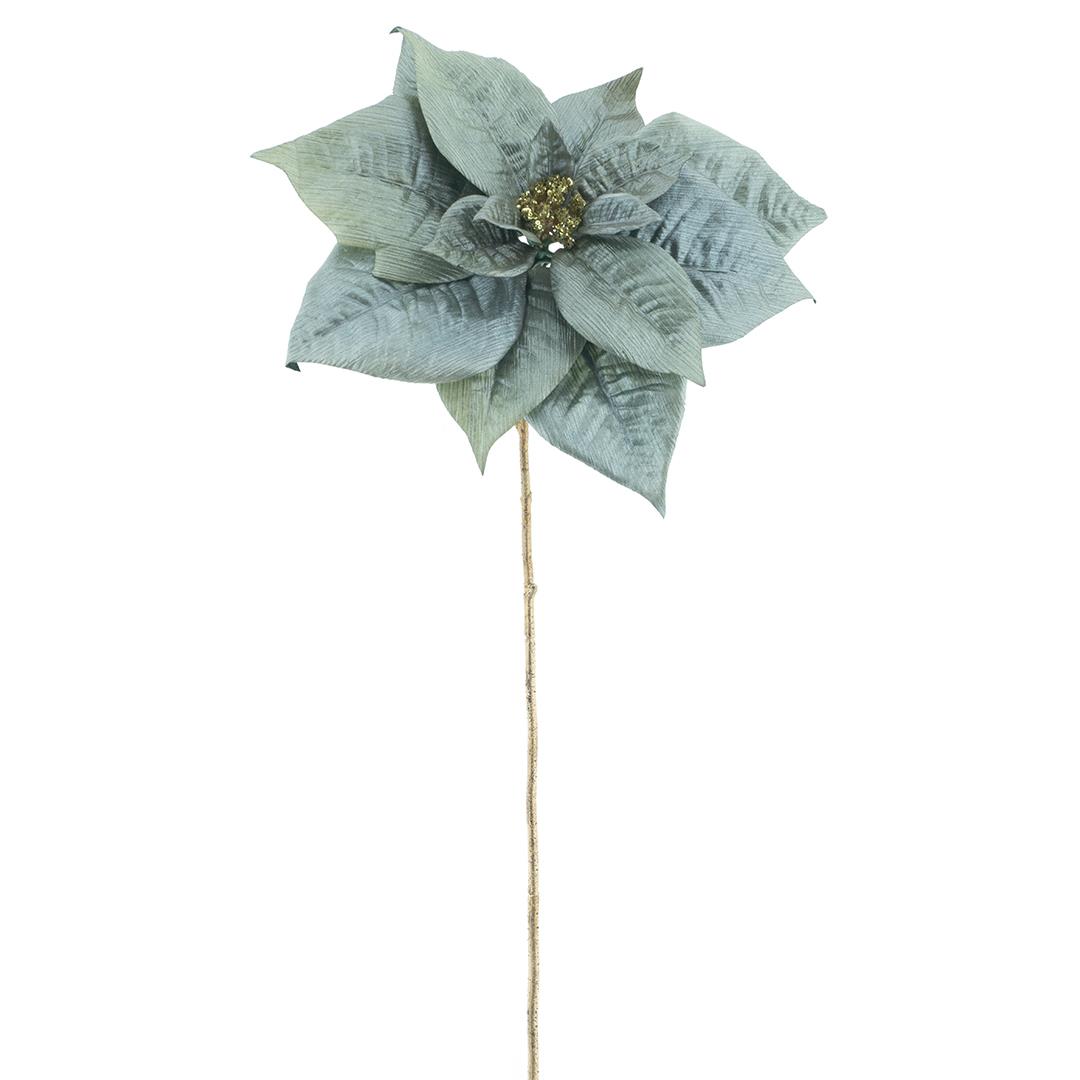 Estrela de Natal/Poinsettia verde (70cm altura)