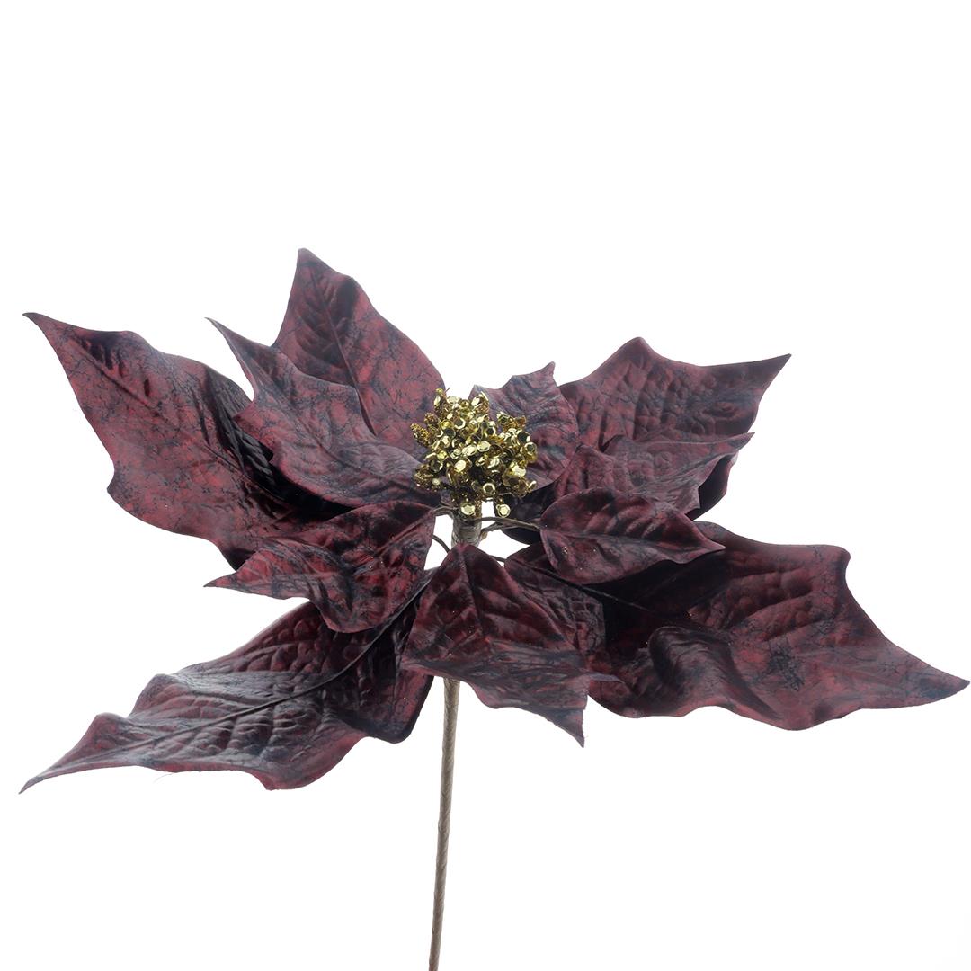Estrela de Natal/Poinsettia vermelha (64cm altura)