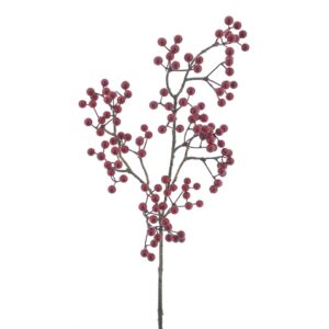 Haste de Ramo com bagas vermelhas (50cm altura)