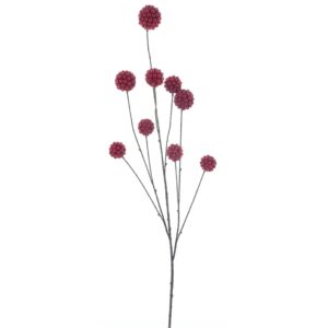 Haste de Ramo com Framboesas/bagas vermelhas (126cm altura)