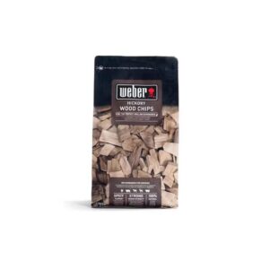 Aparas Weber® em madeira de Nogueira para defumar - 700gr