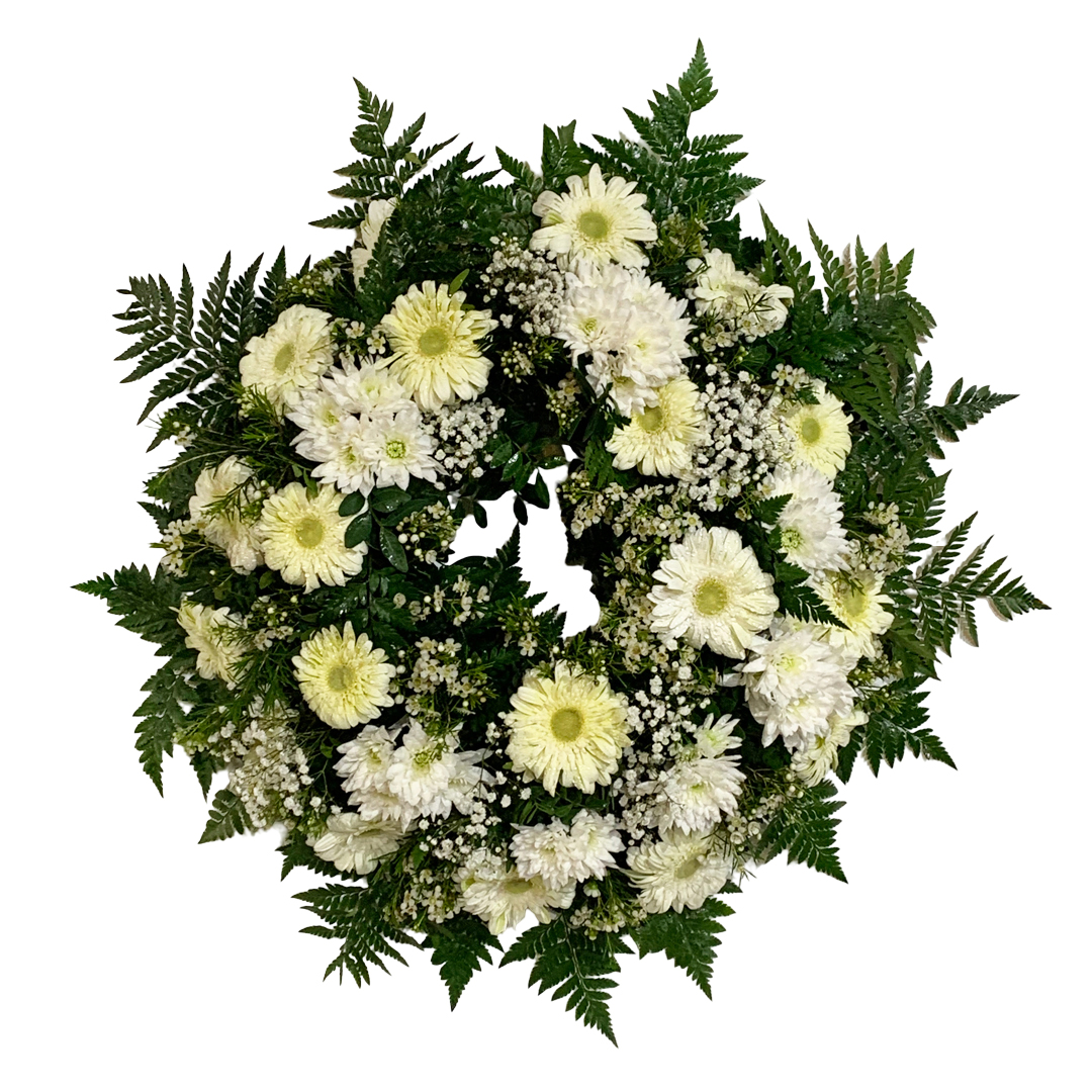 Coroa clássica ‘Amizade Eterna’ (70cm diâmetro)