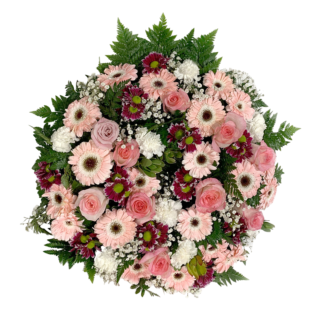 Coroa clássica ‘Carinho Infinito’ (70cm diâmetro)