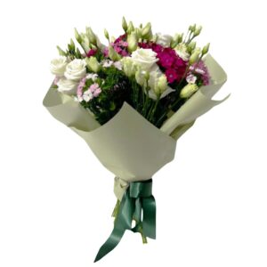 Bouquet of Seasonal Flowers – Lisianthus