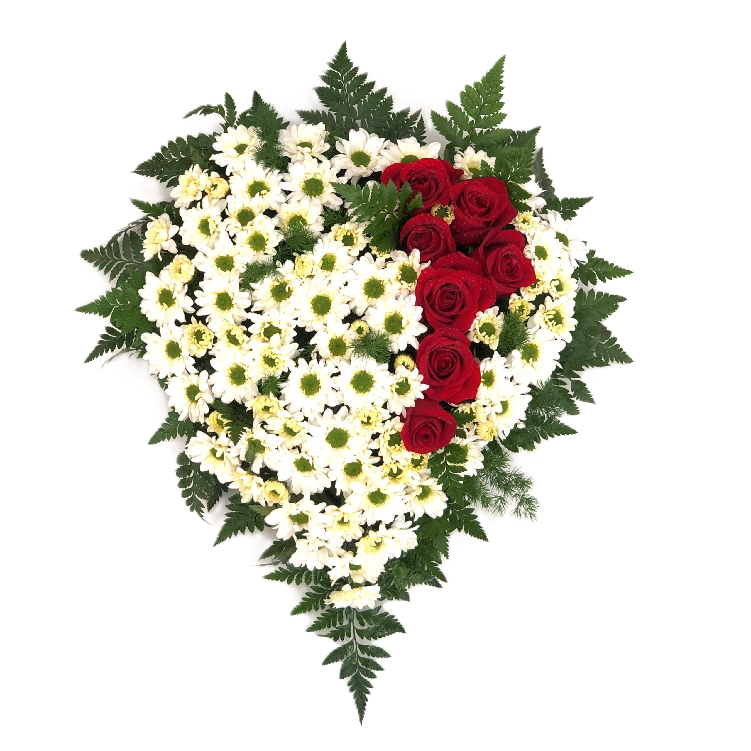 Mini arranjo ‘Amor Sincero’ (40cm largura/altura)
