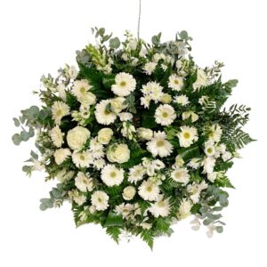 Coroa clássica 'Descanso Sereno' (70cm diâmetro)