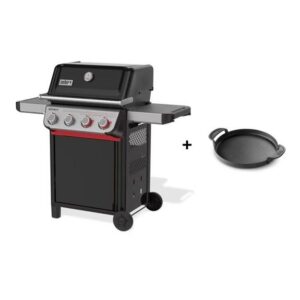 Grelhador Weber® a gás Spirit E-425 + Placa Gourmet BBQ System