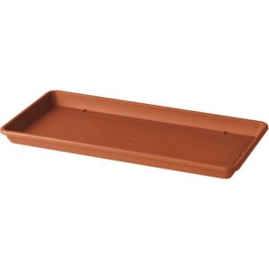 Saucer for DAY XL 60 cm Planter in recycled plastic - terracotta