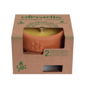 Kit Vela de Citronela 15cm largura + Recarga (13horas duração)