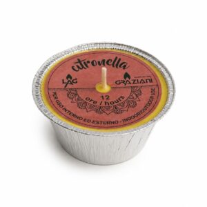 Recarga Vela de Citronela 8cm largura (12horas duração)
