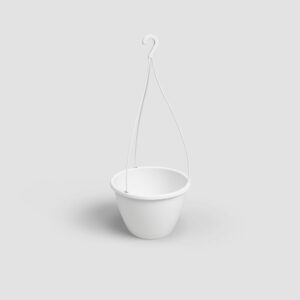 Vaso ALGARVE para suspensão (30cm diâmetro) - Branco