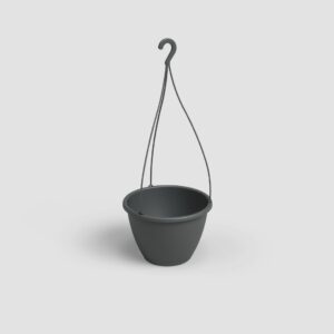 Vaso ALGARVE para suspensão (30cm diâmetro) - Antracite