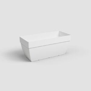 Floreira CAPRI rectangular (80cm largura) - branco