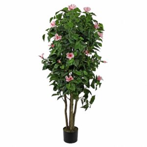 Hibisco decorativo com 1,50m altura (artificial)