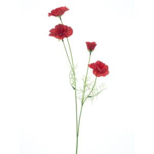 Papoila artificial 59cm - vermelha