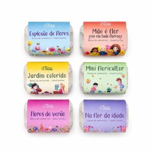 Bolinhas de Sementes Floridas – Caixa surpresa (1 unidade)