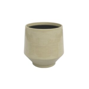 MAIA ceramic pot - yellow (14 cm diameter)