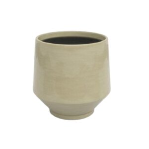 MAIA ceramic pot - nude yellow (18cm diameter)