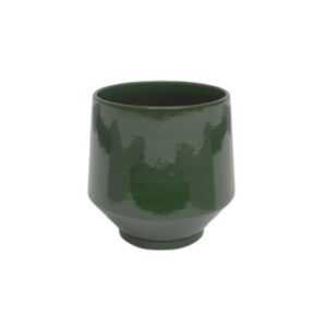 MAIA ceramic pot - emerald green (18 cm diameter)