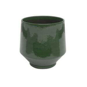 Vaso MAIA em cerâmica - verde esmeralda (20cm deâmetro)