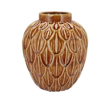 INGA BOA Vase (30 cm tall) - Brown