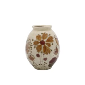 Jarra Decorativo MOTIF c/Padrão Floral (23cm altura)