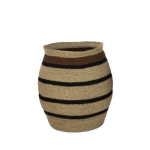 Striped Round Basket (45 cm height)