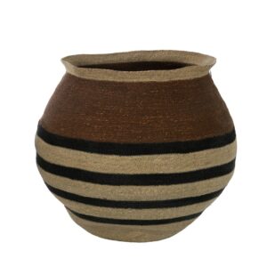 Round Striped Basket (60 cm Height)