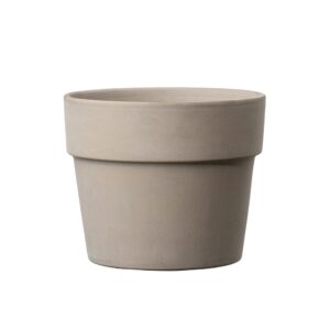 Vaso Perfetto grafite em terracota - 15 cm