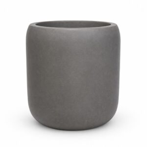 Vaso MANTUA  cilíndrico 32cm Diâmetro - ( antracite )