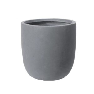 Vaso GYPSE cilíndrico 34cm Diâmetro - ( antracite )