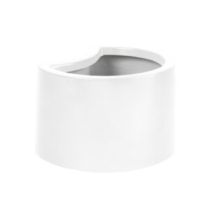 HORTO COLLECTION Floreira meia-lua 44x34x30cm - branca