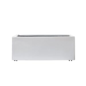 HORTO COLLECTION Floreira rectangular 100x40x50cm - branca