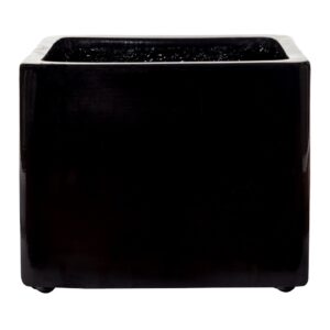 HORTO COLLECTION Floreira cúbica 80x80x80cm - preta