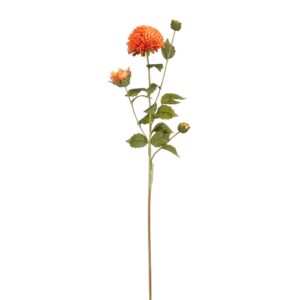 Haste de Dália artificial (68cm altura) - laranja