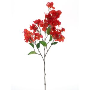 Artificial Bougainvillea Branch (106cm height) - red