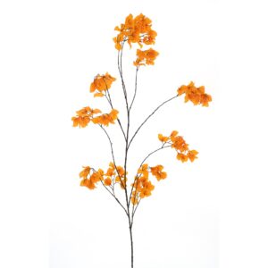 Artificial Bougainvillea stem (175cm height) - orange