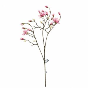 Haste de árvore de Magnólia artificial (120cm altura) - rosa