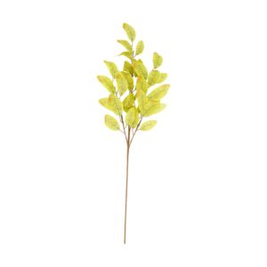 Haste c/ Folhagem decorativa artificial (77cm altura) - verde
