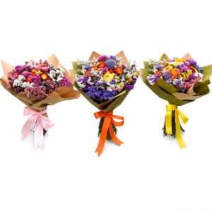 Bouquet de Flores Secas 'Verão no Jardim' (3 opcões, 1 und)