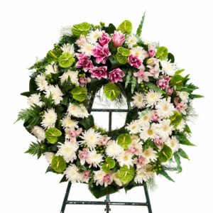 Premium 'Heartfelt Tribute' Wreath (80cm diameter)