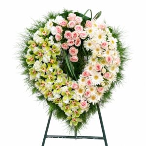 Premium 'In Our Heart' wreath (70cm width)