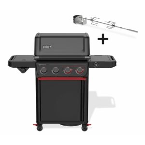 Grelhador Weber® a gás inteligente Spirit EPX-435R Edição Stealth