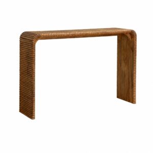 Mango wood console table (129cm length)