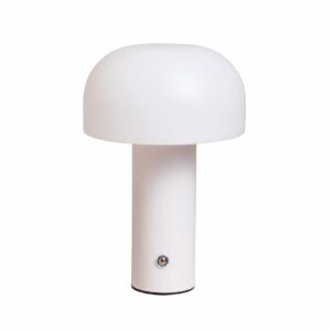 Candeeiro de mesa portátil LED USB-C branco