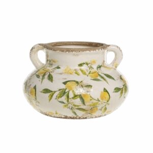 LIMONE ceramic vase (20cm diameter)