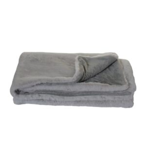 Manta Peluda (130cm comprimento) - cinza